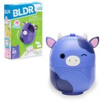 BLDR Squishmallows Ingred the Purple Cow Buildable Figure | Jazwares