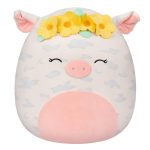 Squishmallows 16" Rosie the Spotted Pig with Yellow Flower Crown | Jazwares