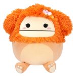 Squishmallows 12" Shasta the Peach Bigfoot with Tropical Flower | Jazwares