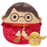 Squishmallows 12-Inch Harry Potter and 4-Inch Golden Snitch 2-Pack | Jazwares